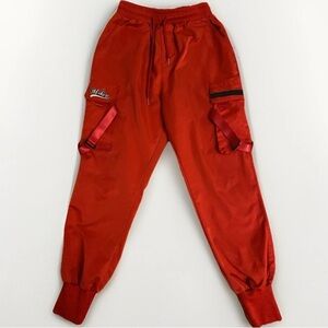 Men Cargo Pants Outdoor Straight Leg Trouser Loose Hip Hop Pocket Streetwear